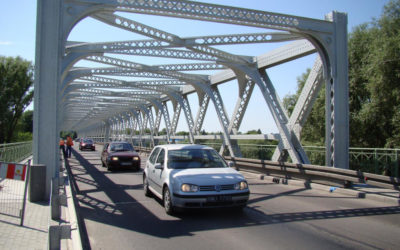 Remont mostu w miejscowości Jarosław