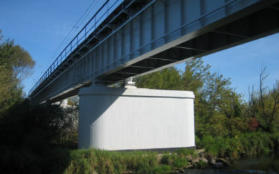 Remont mostu kolejowego w miejscowości Wasilków