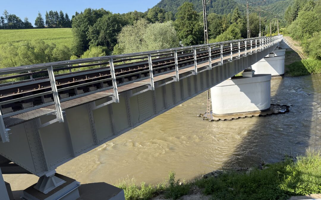 Remont mostu stalowego na LK nr 96 w Muszynie