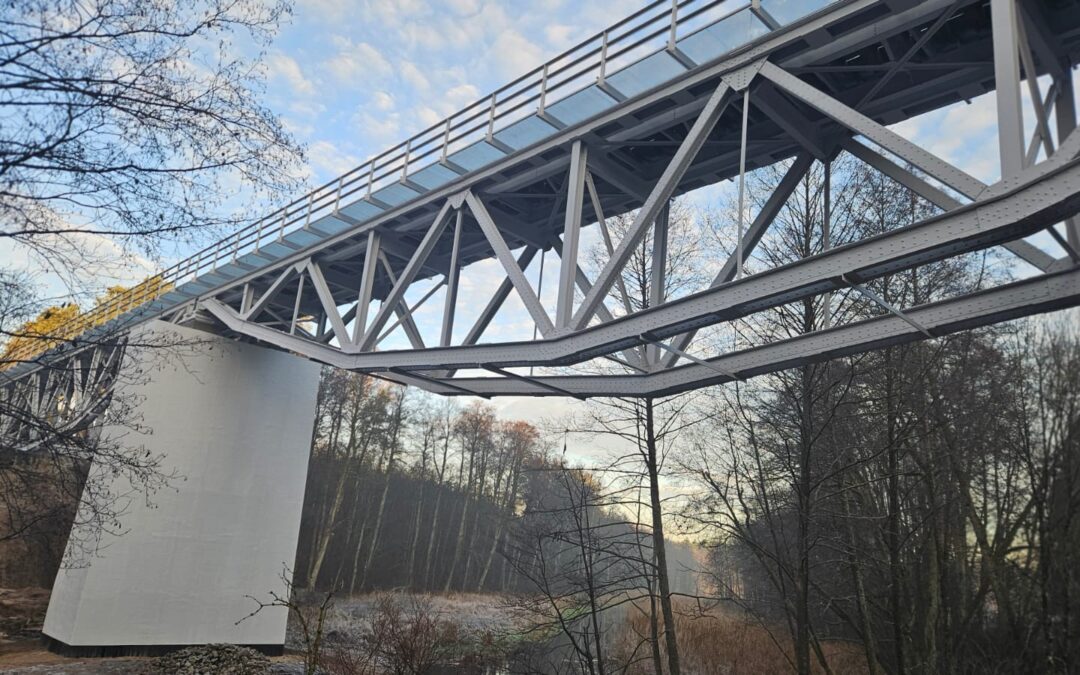 Remont mostu kolejowego – Kalisz Pomorski